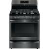 Kenmore 74457 5 cu. ft. Gas Range with Convection - Black Stainless Steel