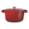 Kenmore 7 qt. Cast Iron Dutch Oven - Red