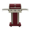 Kenmore 3-Burner LP Grill with Foldable Side Shelves - Red