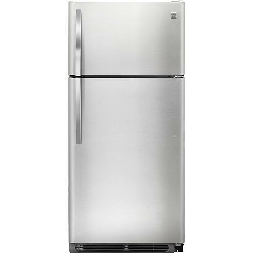 Kenmore 70813 18 cu ft Top-Freezer Refrigerator ENERGY STAR with Glass Shelves - Stainless Steel