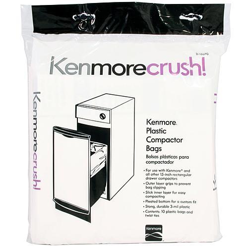 Kenmore 13370  Plastic Trash Compactor Bags  10 Count