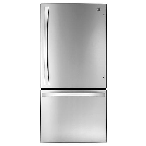 Kenmore Elite 79043  24.1 cu. ft. Bottom-Freezer Refrigerator - Stainless Steel