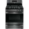 Kenmore 74467 5.6 cu. ft. Gas Range with True Convection - Black Stainless Steel