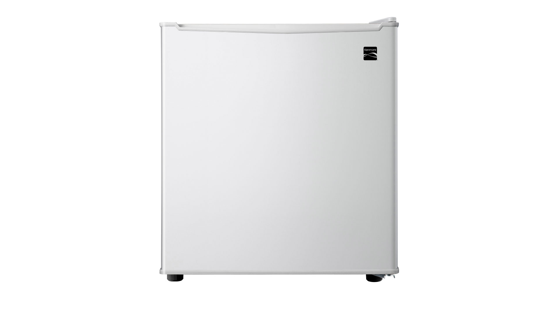 The Kenmore 1.7 cubic foot fridge in white.